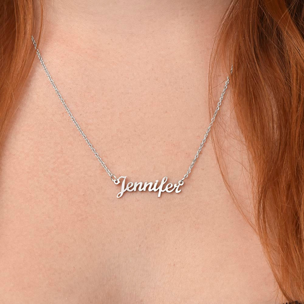 Angel Number 1010 or Custom Name Necklace + Message Card
