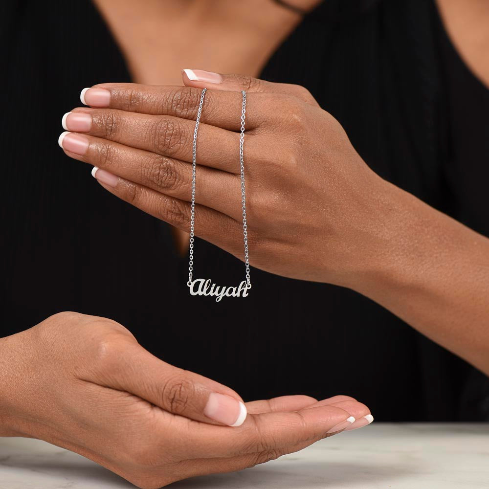 Angel Number 555 or Custom Name Necklace + Message Card