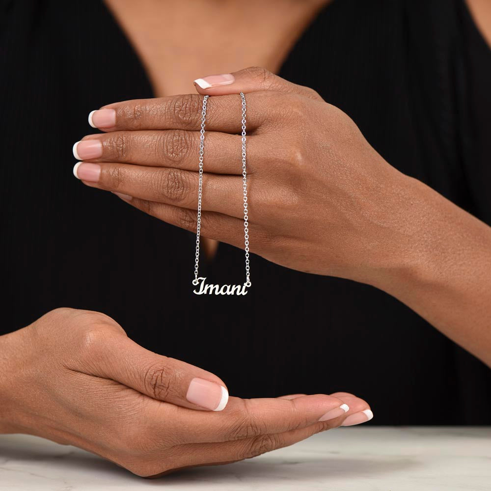 Angel Number 555 or Custom Name Necklace + Message Card