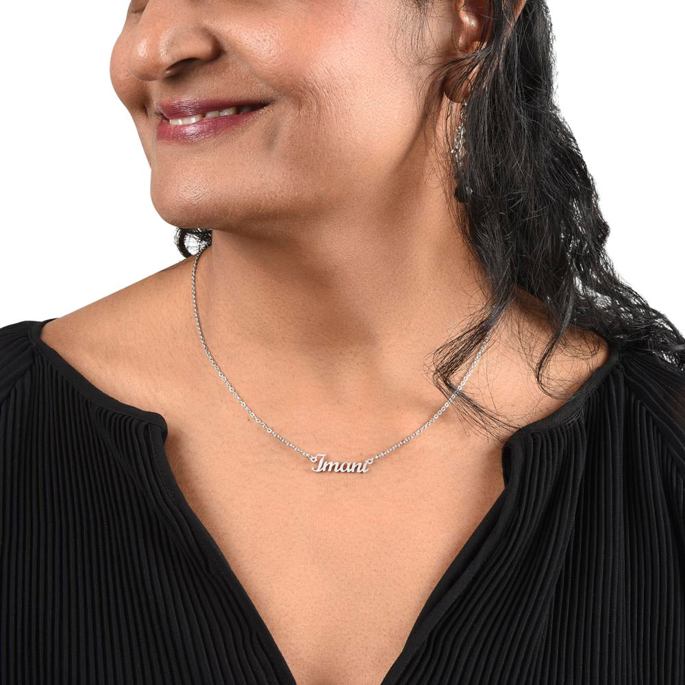 Angel Number 1010 or Custom Name Necklace + Message Card